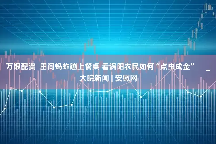 万银配资  田间蚂蚱蹦上餐桌 看涡阳农民如何“点虫成金”     _大皖新闻 | 安徽网